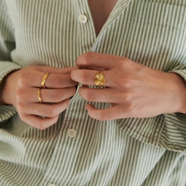 Elf vergoldeter ring  von Pernille Corydon r-249-gp